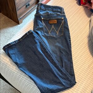 Wrangler Women's Dark Blue Boot Cut Jeans